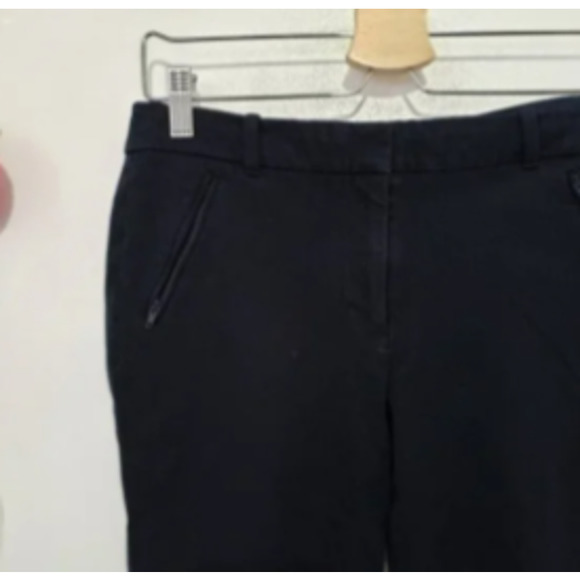 J.CREW factory stretch navy blue pants 0S - Picture 4 of 4